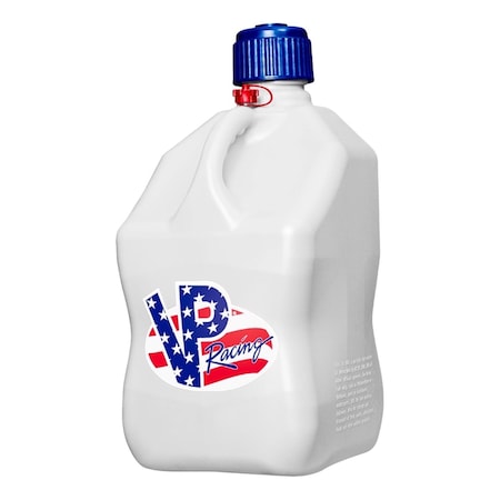 Vp Racing Fuels Utility Jug, Plastic, 5.5 gal, White, For Non-Fuel, Non Kerosene Products 35221-CA